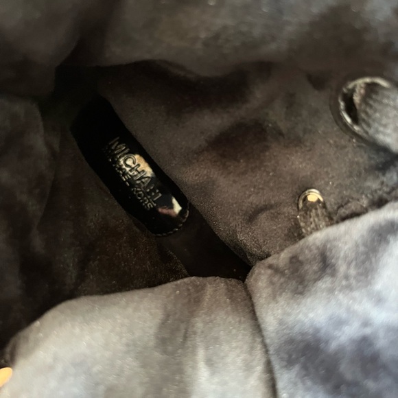 Michael Kors Ankle Booties Snow Winter Boots Black women’s 7 Fur Lined Wedge - Picture 5 of 5